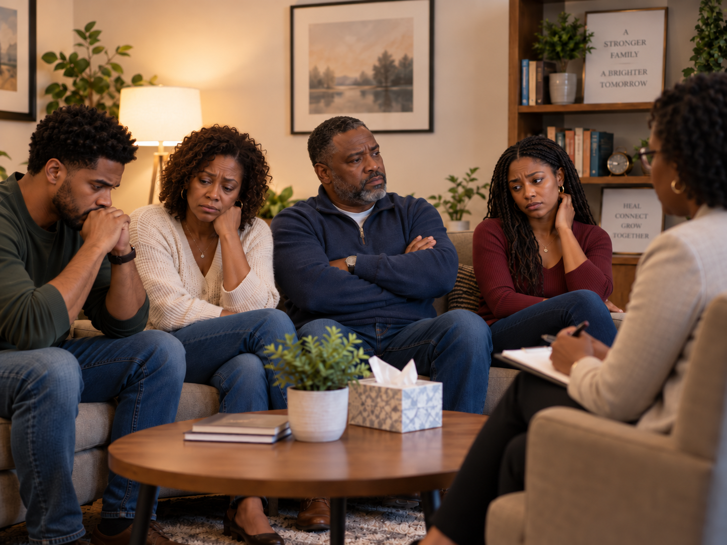 A Tense Family Therapy Session