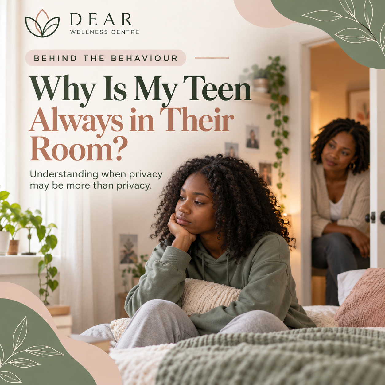 Teen in room